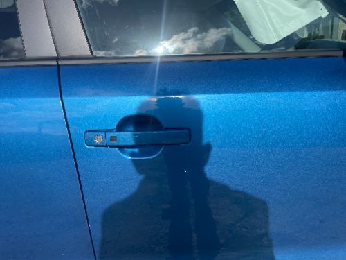 KIA SOUL DOOR BARE FRONT RIGHT BLUE 2014-2018
