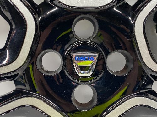DACIA SPRING HUB CAP WHEEL TRIM 14" BLACK 2020-2024
