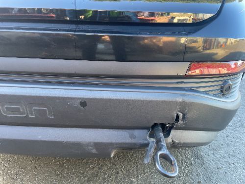 AUDI Q4 E-TRON BUMPER REAR COMPLETE BLACK 2021-2024