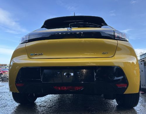 PEUGEOT e-208 GT BUMPER REAR COMPLETE YELLOW 2019-2024