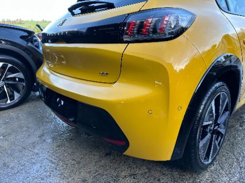 PEUGEOT e-208 GT BUMPER REAR COMPLETE YELLOW 2019-2024
