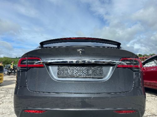 TESLA MODEL X BOOTLID TAILGATE BARE GREY 2016-2020