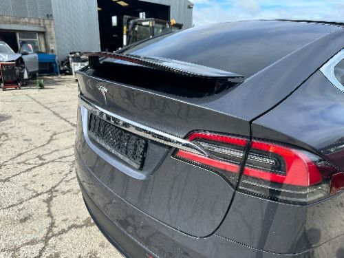TESLA MODEL X BOOTLID TAILGATE BARE GREY 2016-2020