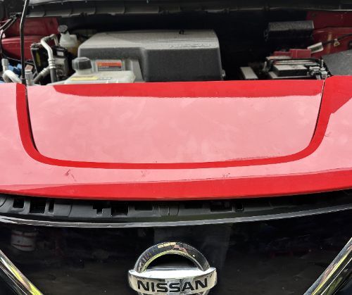 NISSAN LEAF ZE1 CHARGE PORT DOOR RED Z10 2018-2024