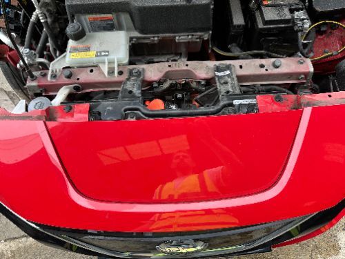 NISSAN LEAF ZE1 CHARGE PORT DOOR RED Z10 2018-2024