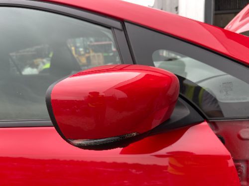 NISSAN LEAF DOOR WING MIRROR RIGHT RED Z10 FOLD CAMERA BLIND SPOT 2017-2024