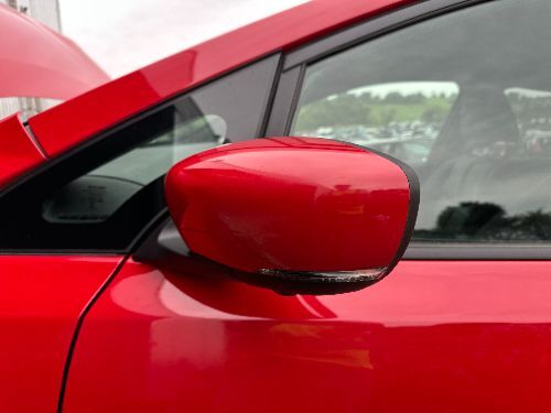 NISSAN LEAF DOOR WING MIRROR LEFT RED Z10 FOLD CAMERA BLIND SPOT 2017-2024