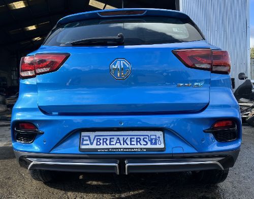 MG ZS EV FACELIFT BUMPER REAR COMPLETE BLUE 2021-2024