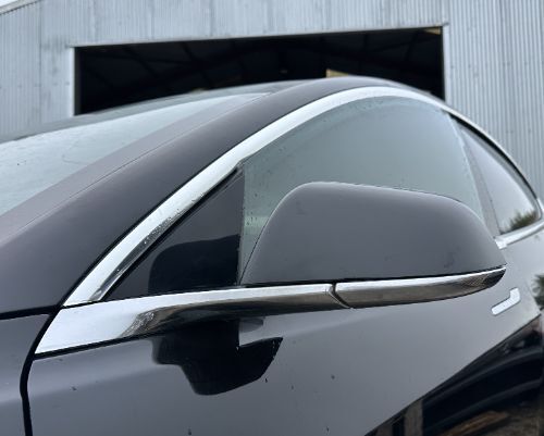 TESLA MODEL 3 WING DOOR MIRROR FRONT LEFT BLACK 2018-2020