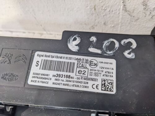 PEUGEOT 208 BLUETOOTH MODULE ECU