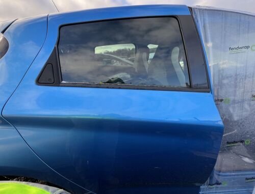 RENAULT ZOE DOOR BARE REAR RIGHT RH BLUE