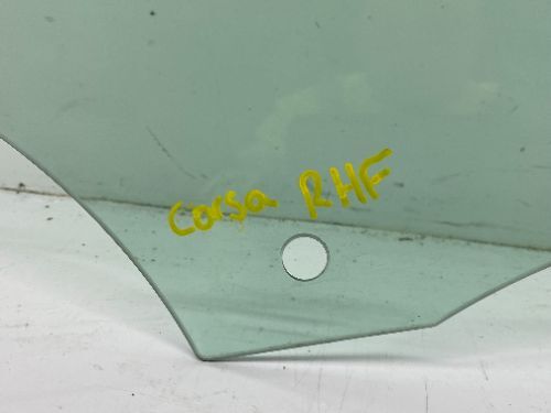 VAUXHALL CORSA F WINDOW DOOR GLASS FRONT RIGHT SIDE RH 2019-2024