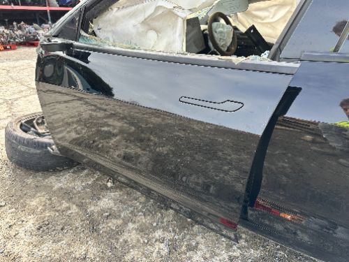 TESLA MODEL 3 DOOR FRONT LEFT BARE BLACK DAMAGE 2018-2023