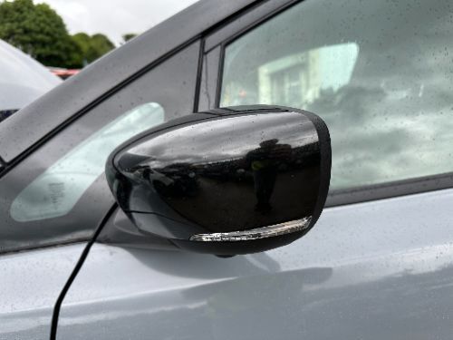 NISSAN LEAF DOOR WING MIRROR LEFT BLACK FOLD CAMERA BLIND SPOT 2017-2024