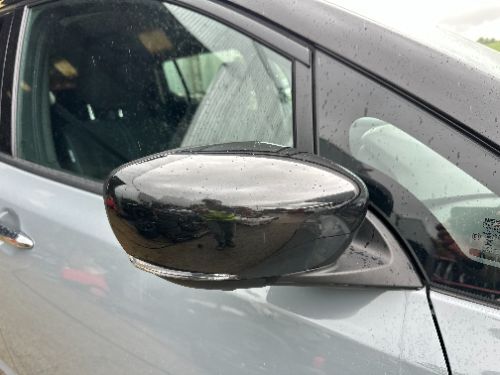 NISSAN LEAF DOOR WING MIRROR RIGHT BLACK FOLD CAMERA BLIND SPOT 2017-2024