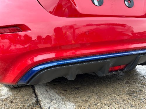 NISSAN LEAF TEKNA BUMPER REAR COMPLETE RED Z10 2018-2024