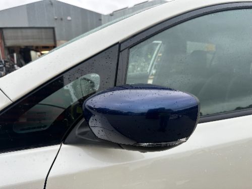 NISSAN LEAF DOOR WING MIRROR LEFT BLUE FOLD CAMERA BLIND SPOT 2017-2024