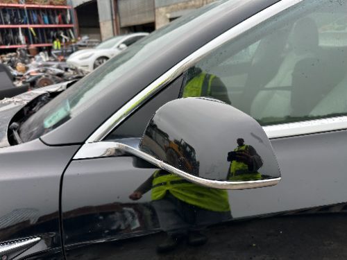 TESLA MODEL 3 WING DOOR MIRROR FRONT LEFT BLACK 2018-2020